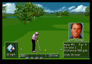 PGA Tour Golf III (USA, Europe) In game screenshot